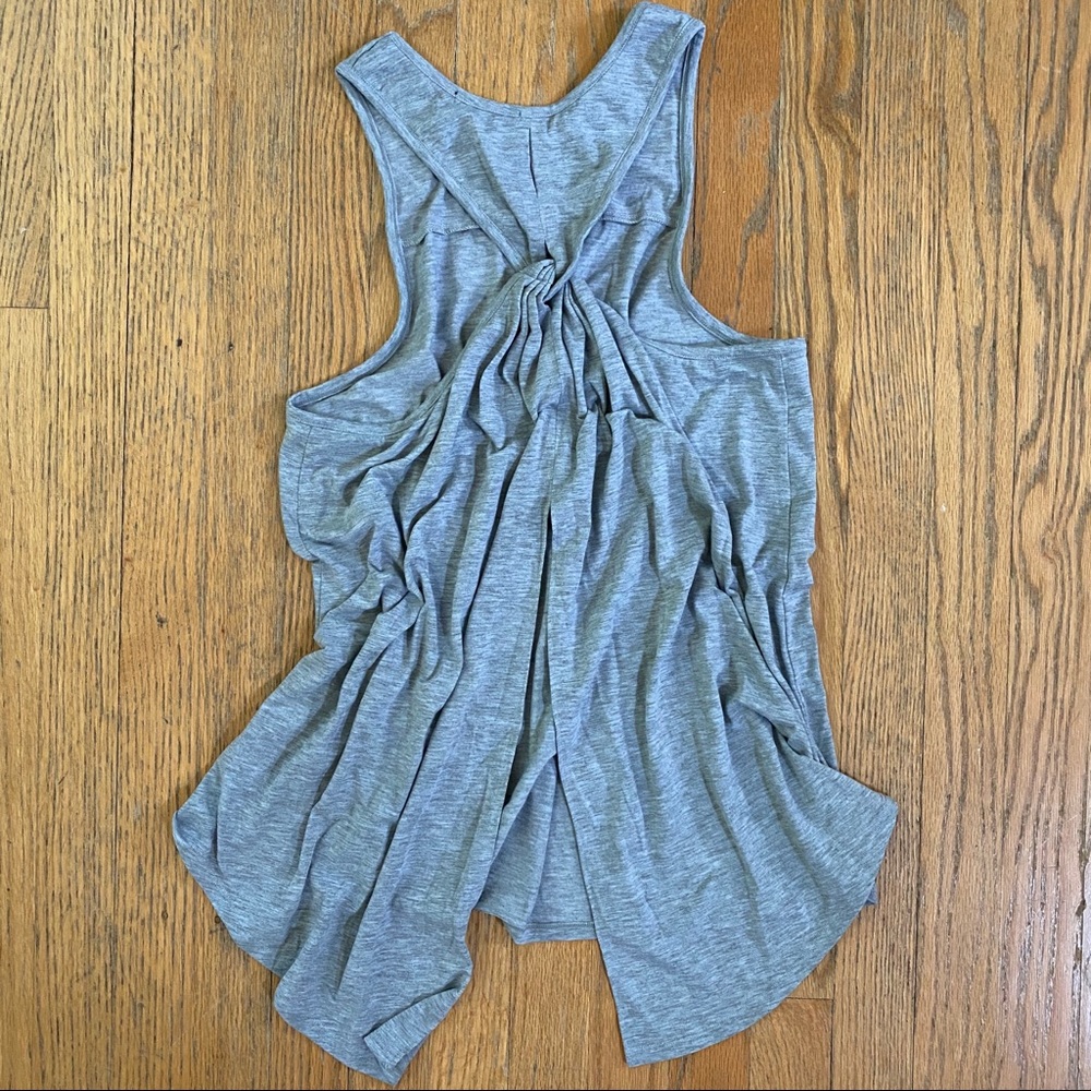 Mpg Running/Workout Knot And Split Back Top - image 1